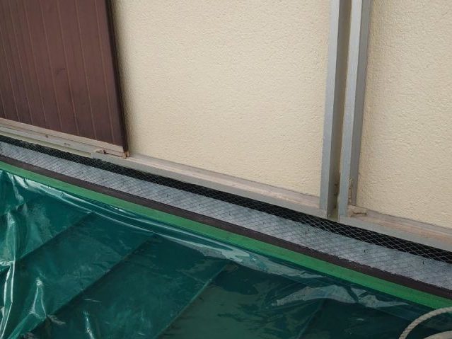 加古川市でラス・防水テープの施工